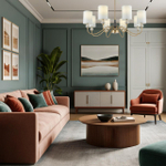 6590/8 CLASSI LN25 57 латунь/мятный зеленый, металл, керамика/текстиль Люстра подвесная E14 8*40W 220V ANRI