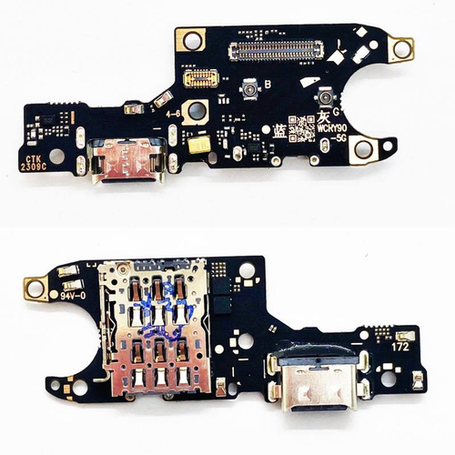 Шлейф для Huawei Honor 90 плата на системный разъем/разъем SIM/микрофон