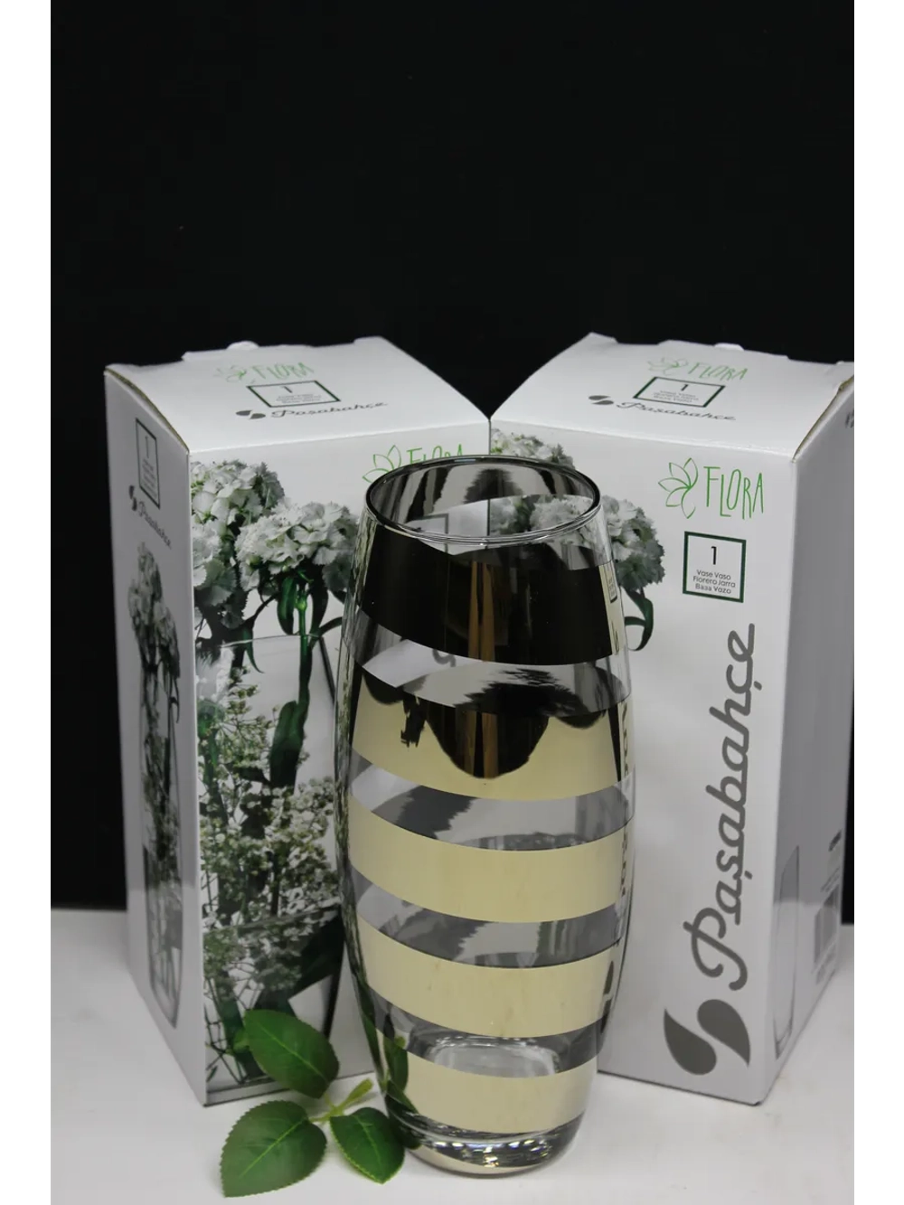 Ваза Флора " Золотая спираль"