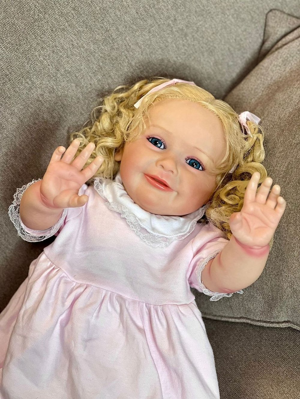 Кукла Реборн мягконабивная 60см в пакете (FA-580)