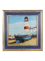 Картина на стену для интерьера на холсте в раме 28*28 см