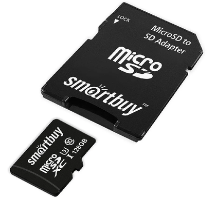 Карты памяти Smartbuy microSD 128GB 10 класс