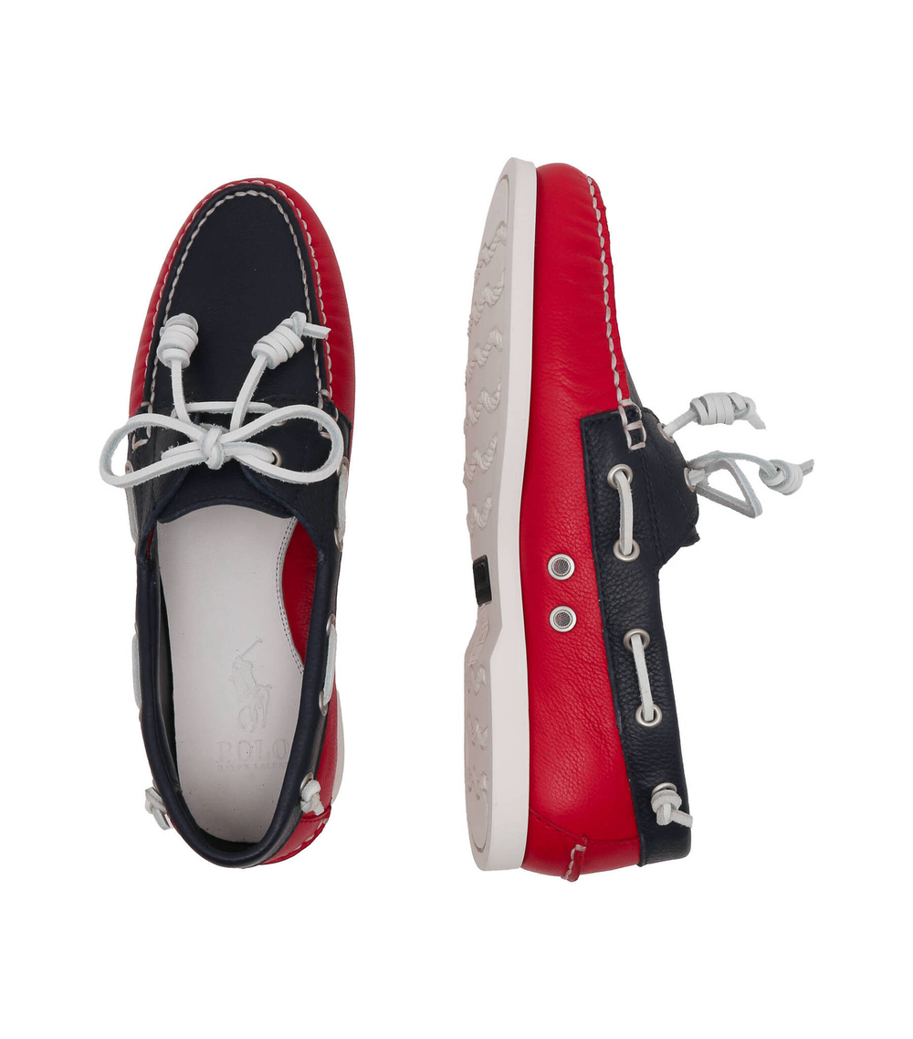 Кожаные мокасины POLO RALPH LAUREN - темно-синий(803893737)