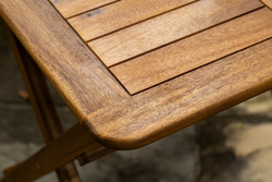 Стол из акации CALISTO 65 см складной