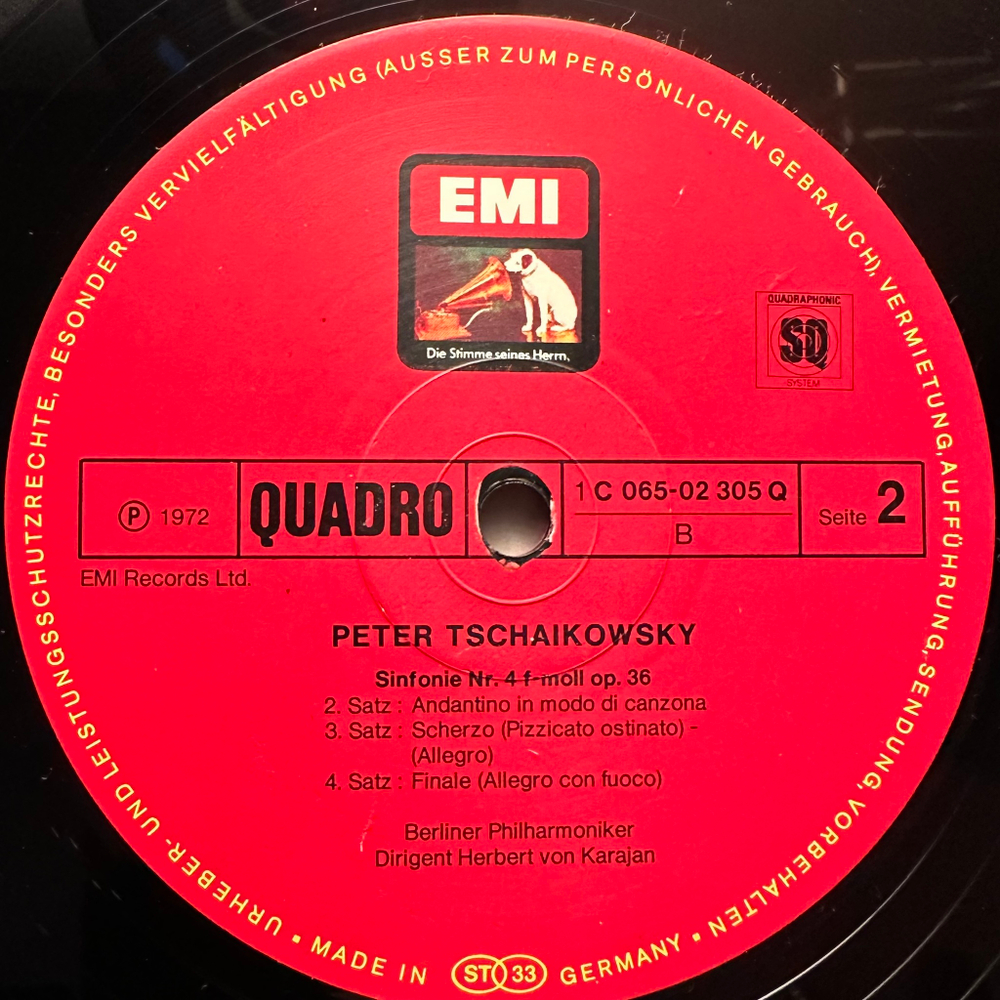 Чайковский - Симфония № 4 (Германия 1972г.)
