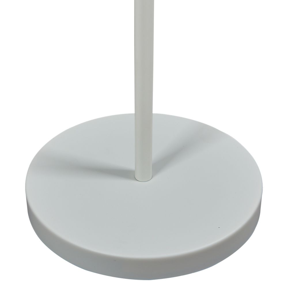 UML-T701 E27 WHITE Торшер напольный под лампу Е27. 60W. с регулировкой наклона. Механический выключатель. Белый. ТМ Uniel