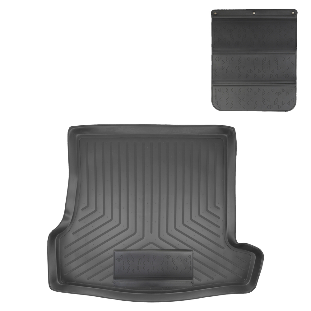 Коврик в багажник Norplast для Volkswagen Passat B5 в кузове SD (1996-2005) Черный, арт.NPL-P-95-25-APP