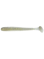 Приманка силиконовая Keitech Swing Impact 4.5" #417 Gold Flash Minnow, 3 упаковки по 6 штук