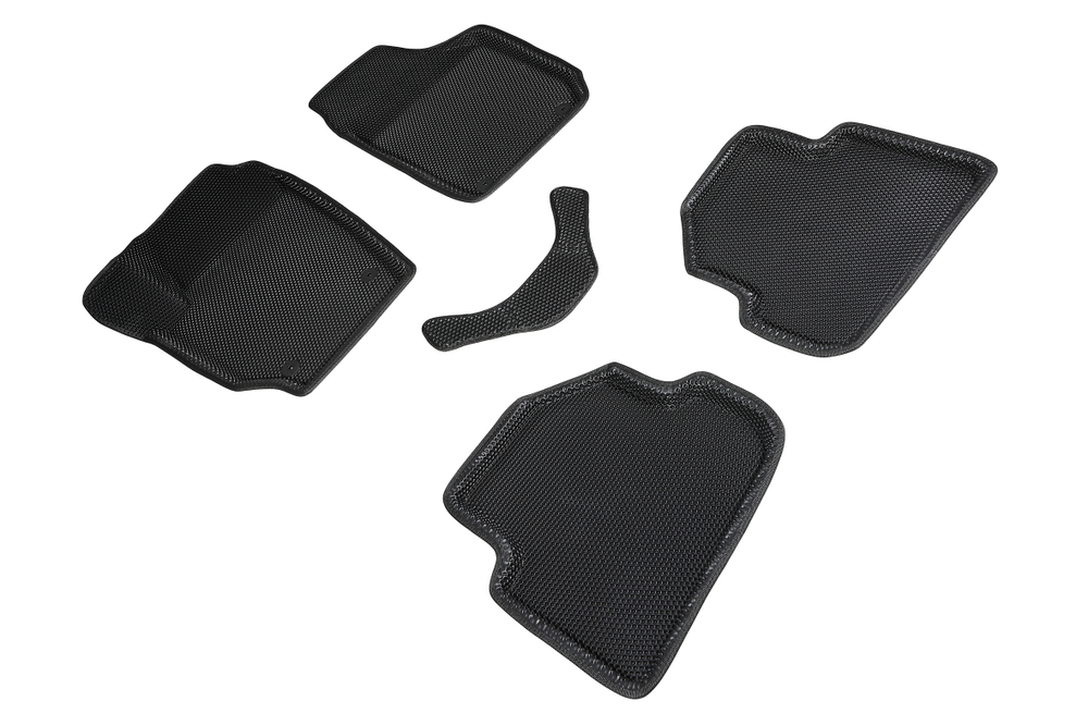 Коврики EVA 3D соты для Skoda Fabia 2007-2018, Seintex.95440