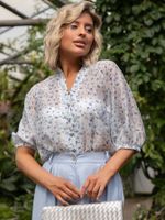 Блуза Агния (белая) Б15488-45М LT Collection