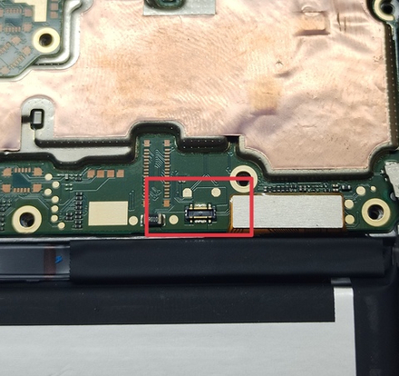 Tecno Spark 10C (KI5m) - FPC коннектор дисплея (экрана) (ORIG)