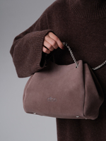 Замшевая сумка DBR 31202 капучино/велюр