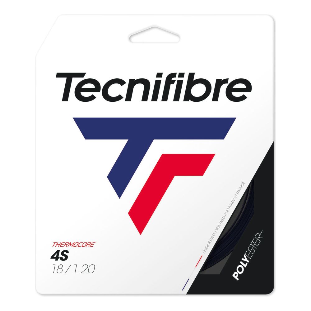 Струны теннисные Tecnifibre Black Code 4S 12m String Set - Black