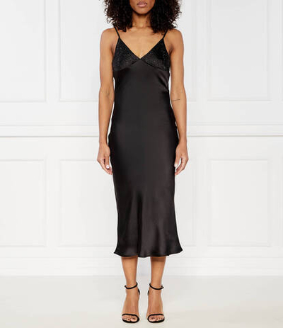 Сатиновое платье Liu Jo - черный(CA4384 T3809)