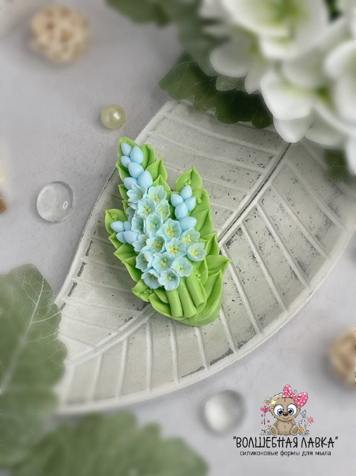 Силиконовая форма Букет с колокольчиками