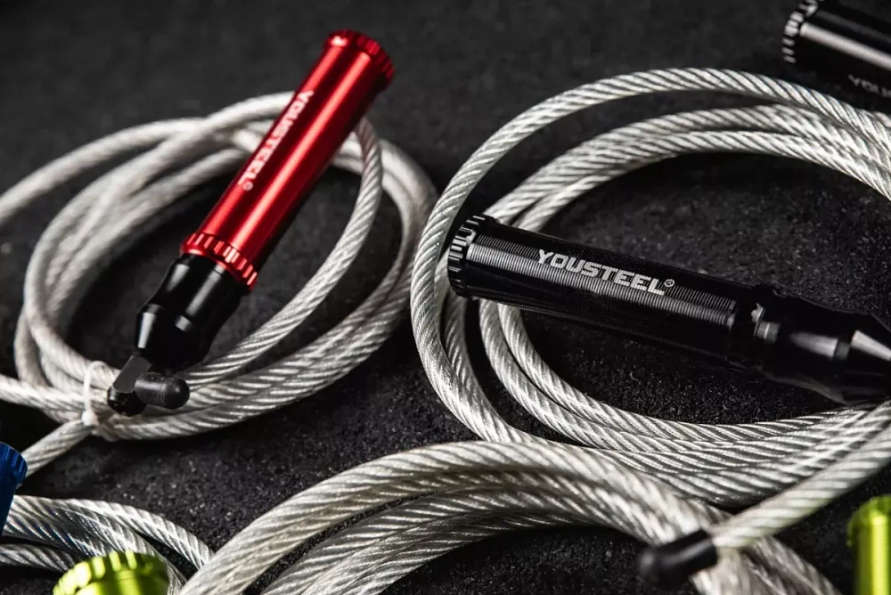 Скакалка HEAVY JUMP ROPE, красная