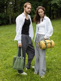 Сумка для бутылок Smart Picnic, темно-зеленая