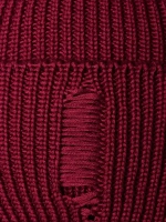 Шапка женская на осень рваная