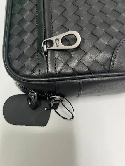 Клатч мужской Bottega Veneta Intrecciato черный