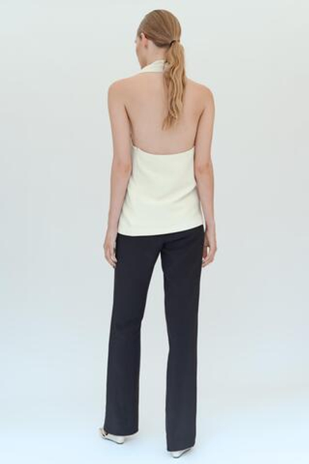 ZARA ТОП-ЖИЛЕТ НА ЗАПАХЕ, ЭКРЮ
