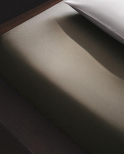 ZARA HOME (300 НИТЕЙ) ПРОСТЫНЯ ИЗ ПЕРКАЛЯ | ВЫСОТА 40 СМ, СЕРЫЙ