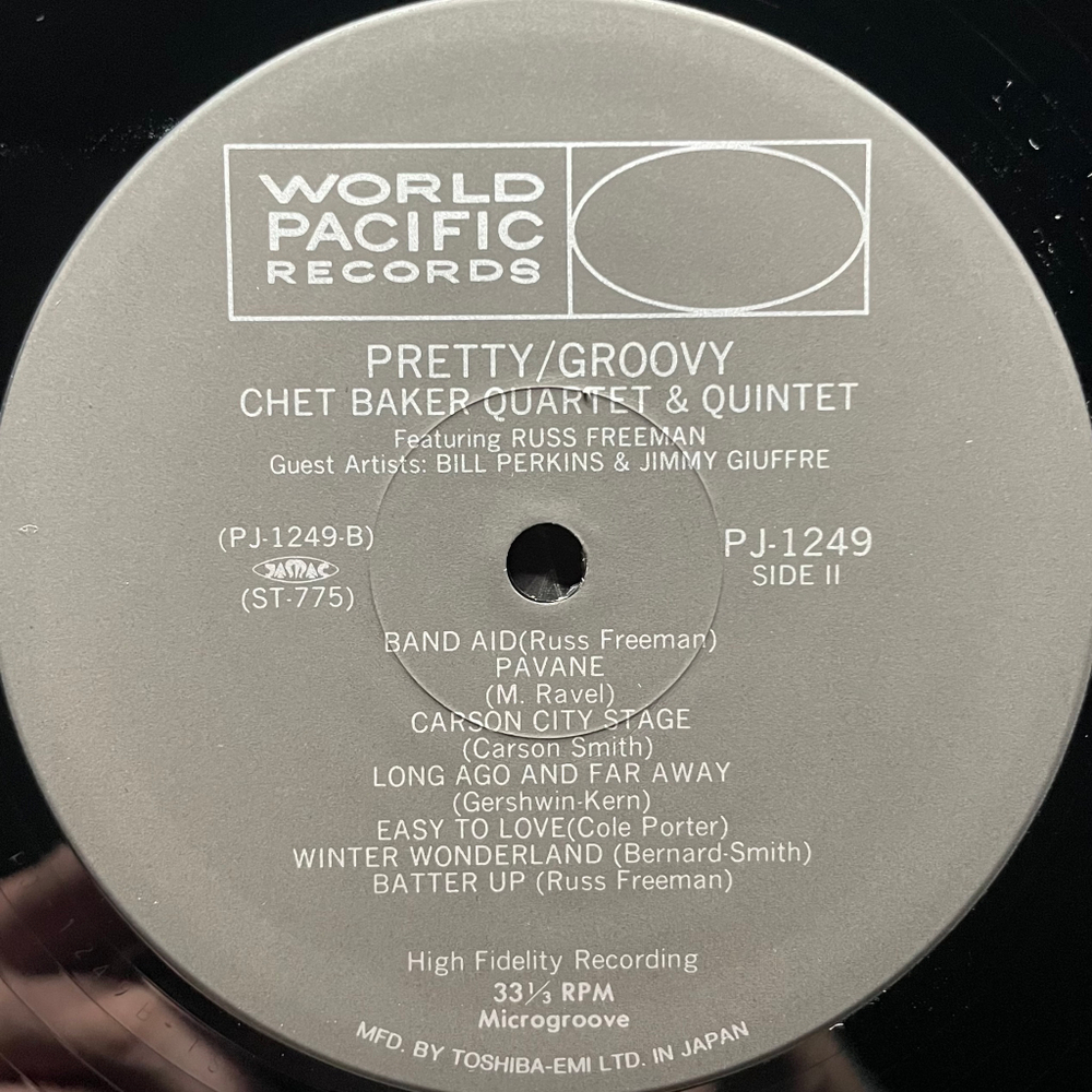 Chet Baker ‎– Pretty/Groovy (Япония 1991г.)