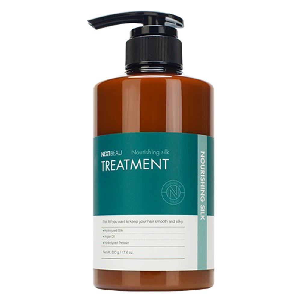 Питательная маска для поврежденных волос с Протеинами Шёлка Nextbeau Nourishing Silk Treatment 500г
