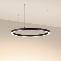 Светильник SP-CIRCLE-HANG-O3535-D900-50W Warm3000 (RAL9005, 120 deg, 230V) IP40 LED (Arlight, Алюминий) 049368