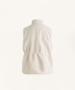 Oysho Жилет из искусственной овчины, экрю