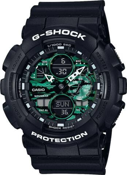 Японские наручные часы Casio G-SHOCK GA-140MG-1AER с хронографом