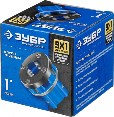 ЗУБР 1″, трубный резьбонарезной клупп, Профессионал (28271-1)