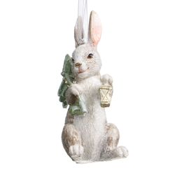 ЕЛОЧНОЕ УКРАШЕНИЕ "КРОЛИК" 5,5Х5Х10 СМ