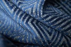 Шенилл Blammo romb saphire (Бламмо ромб сапфир)