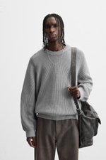 Свитер relaxed fit из рельефной ткани