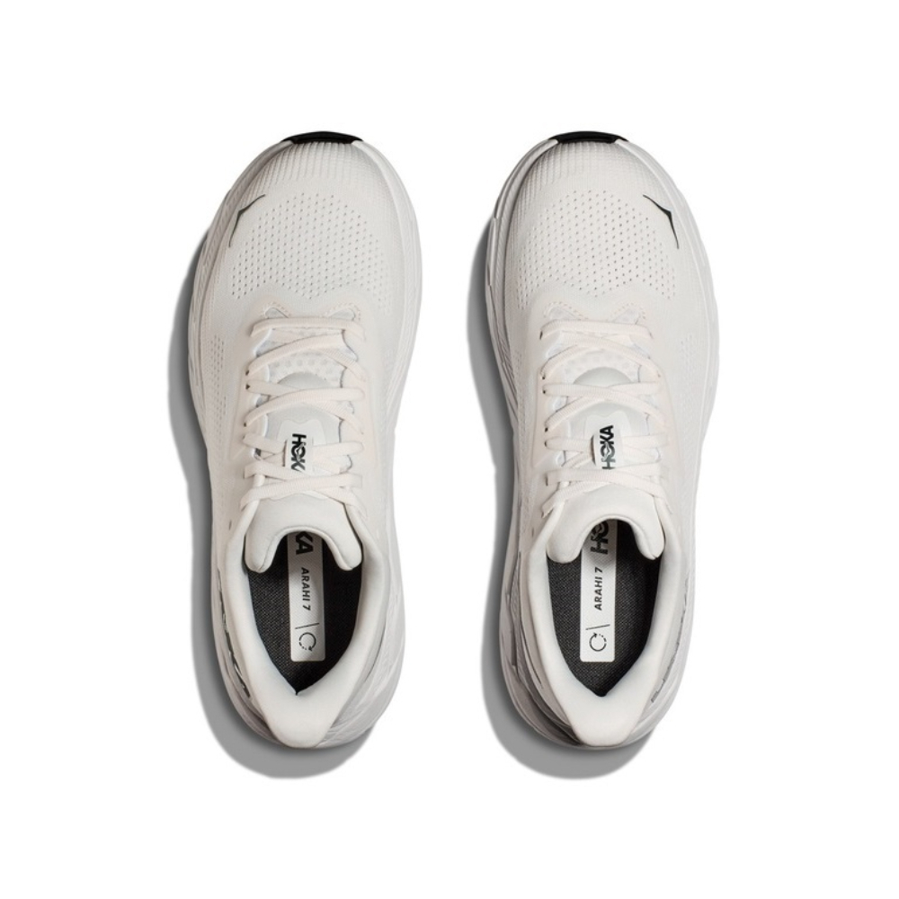 Кроссовки мужские HOKA M ARAHI 7 Blanc De Blanc / Steel Wool