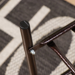 Полка для обуви, мет-л, 3 секц, 44х33х50 см, с сиден, медный антик, Nika, Б1/А