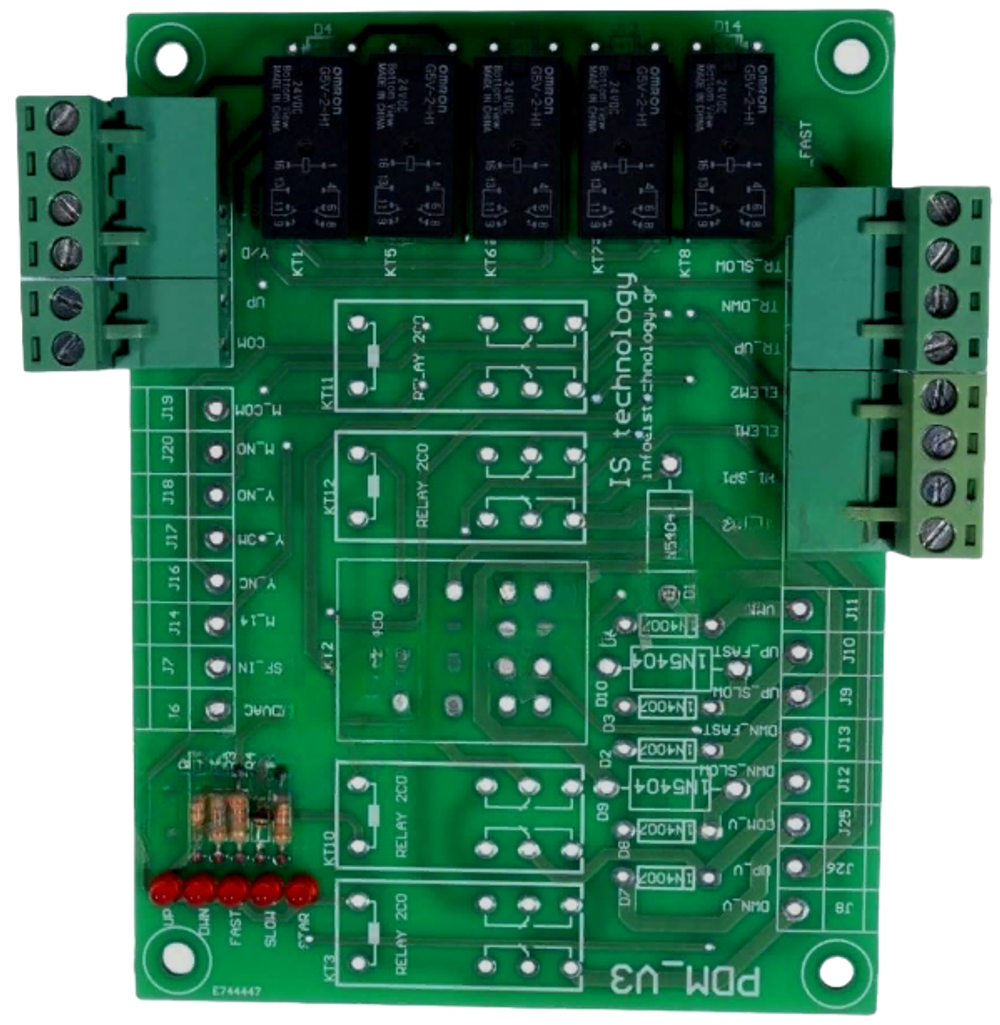 Плата PDM_V3 (для 2-скоростного контроллера) IS TECHNOLOGY.