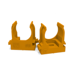 Крепеж-клипса для труб для монтажного пистолета оранжевая д20 (100шт/900шт уп/кор) Промрукав