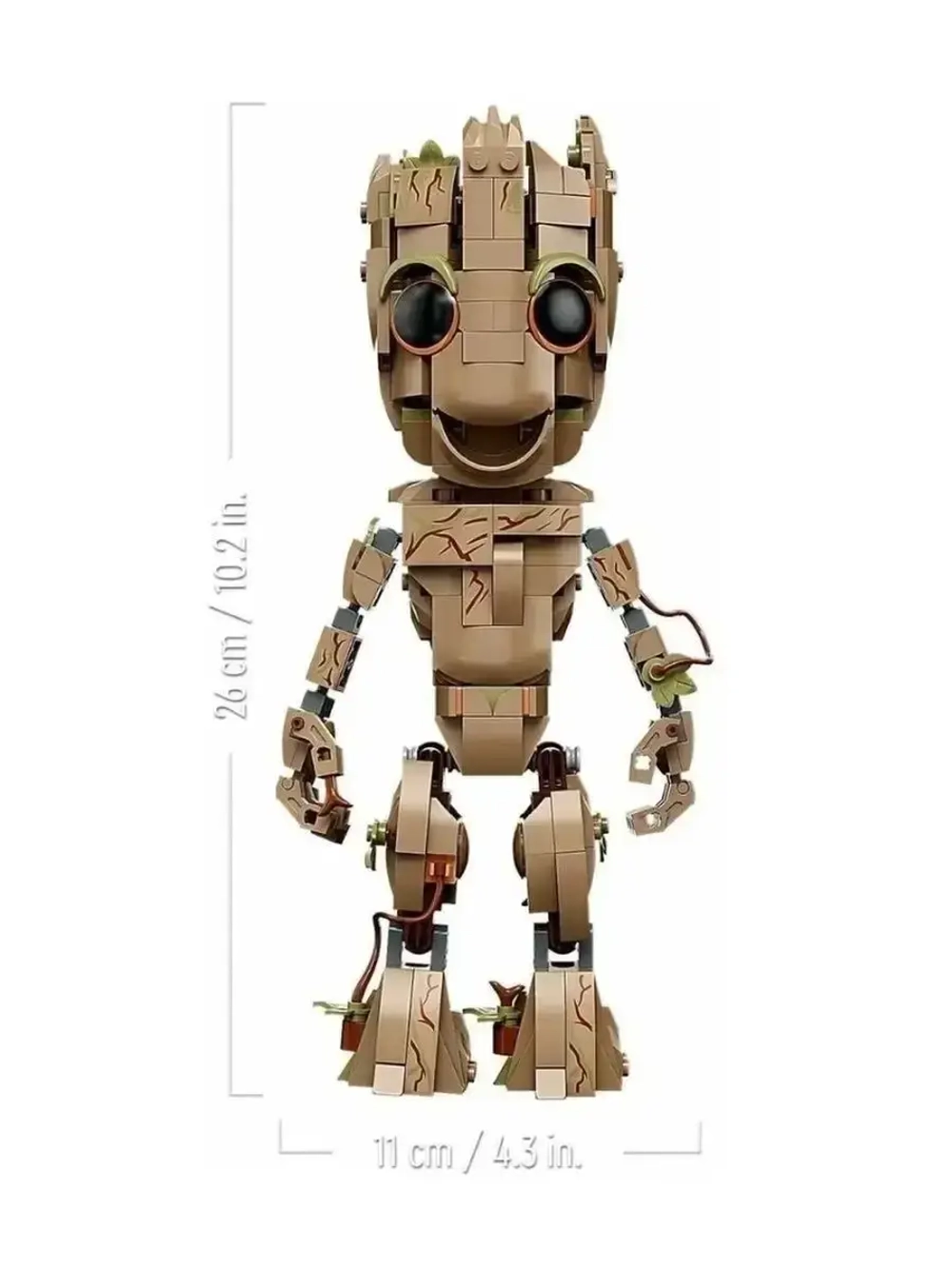 Конструктор Groot Стражи Галактики "Я есть Грут" 476 деталей