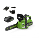 Аккумуляторная цепная пила Greenworks GD24CS30K2, 2007007UA,24v, 30см, АКБ 2 А·ч и ЗУ
