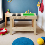 Детская кухня игровая для девочек и мальчиков из массива сосны Офелия, развивающая детская игрушка