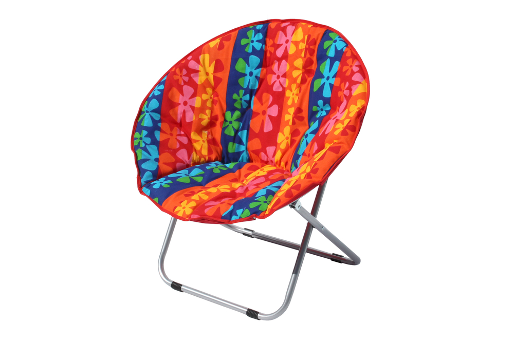Кресло складное Рио арт.WR1405 (1 шт в упаковке (каркас серый, ткань разноцв.))