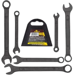 Набор ключей комбинированных 6пр. KINGTUL KT-5068 Black