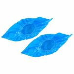 Бахилы двухслойные КОМПЛЕКТ 600 штук (300 пар) STRONG ПРОЧНЫЕ, размер 40х14 см, 100 мкм, 10 г, ELEGREEN