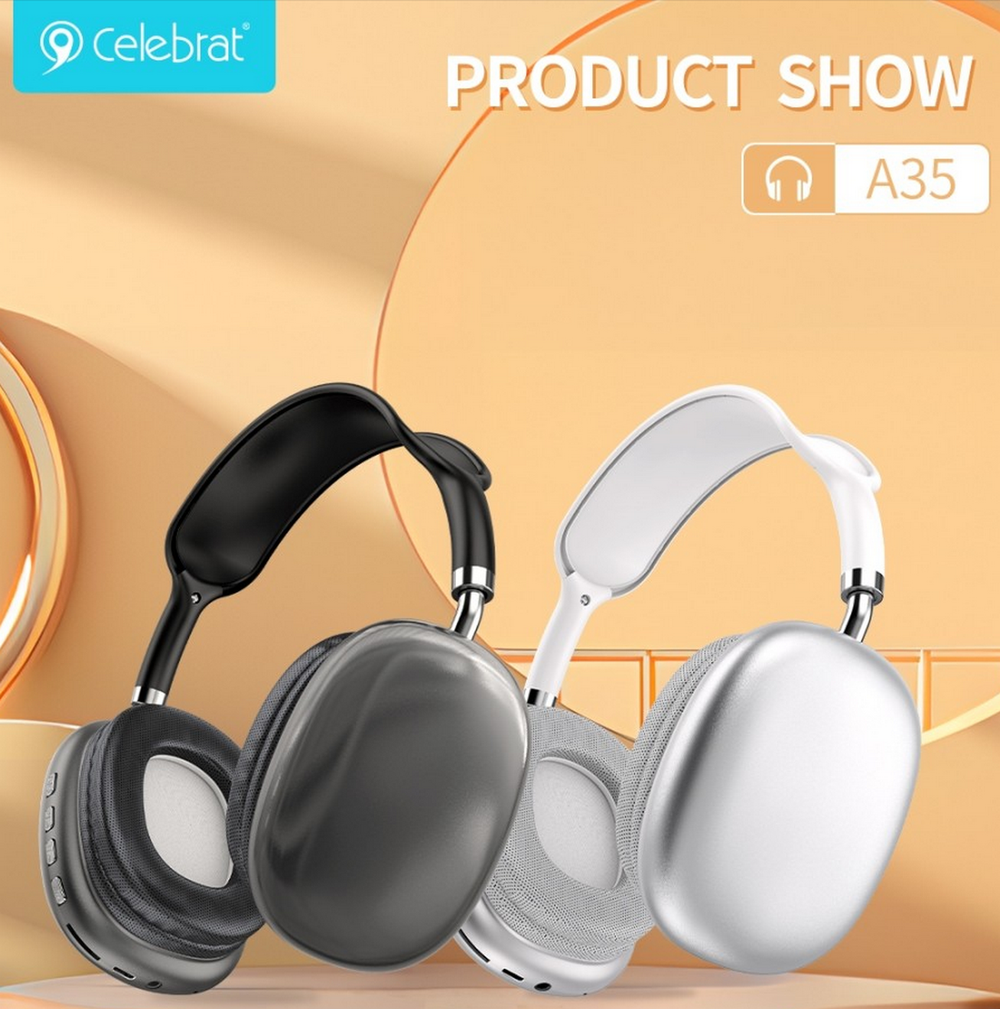 Наушники беспроводные полноразмерные STEREO Celebrat A35