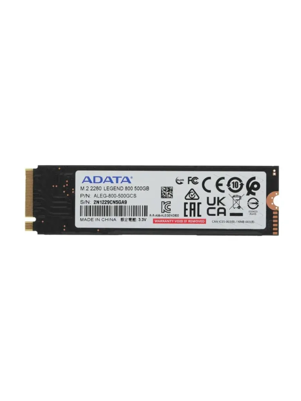 500 ГБ M.2 SSD накопитель Legend 800 ALEG-800-500GCS