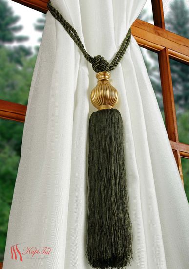 Подхваты-кисти для штор 2шт. хаки