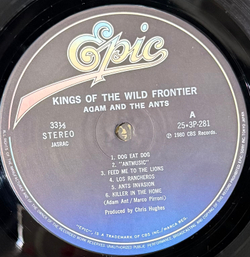 Виниловая пластинка Adam And The Ants ‎– Kings Of The Wild Frontier LP