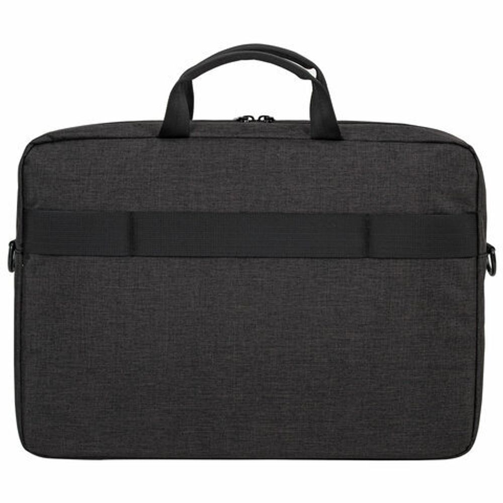 Сумка-портфель BRAUBERG "Pragmatic" с отделением для ноутбука 15-16", серо-черная, 30х42х8 см, 270827