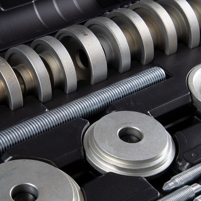 AFFIX (AF10030031C) Набор оправок для монтажа и демонтажа ступичных подшипников, кейс, 31 предмет